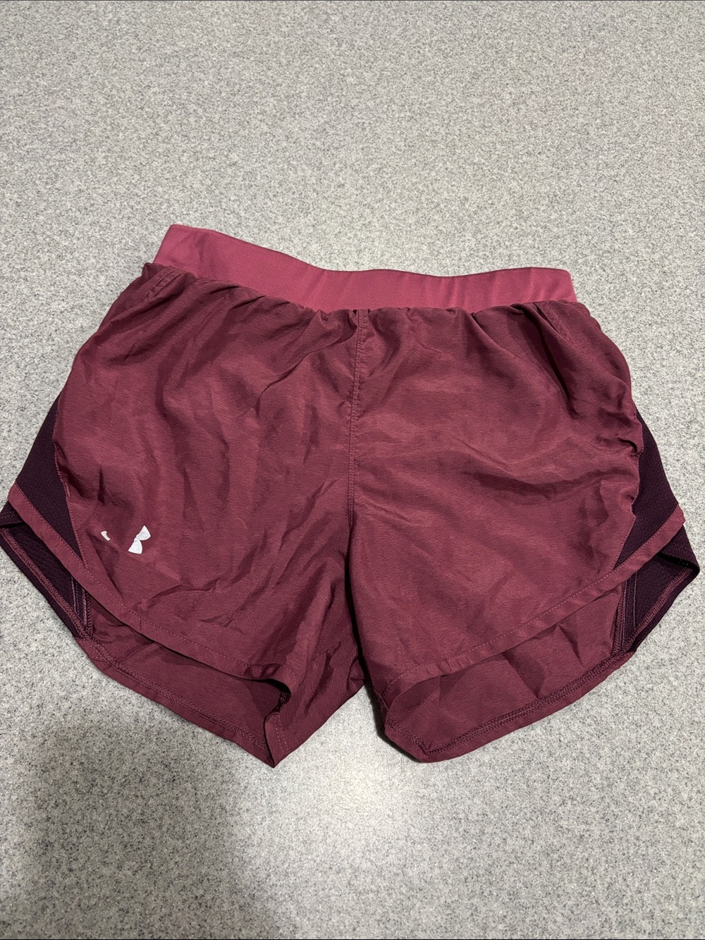 Under Armour Women's Burgundy Athletic Shorts